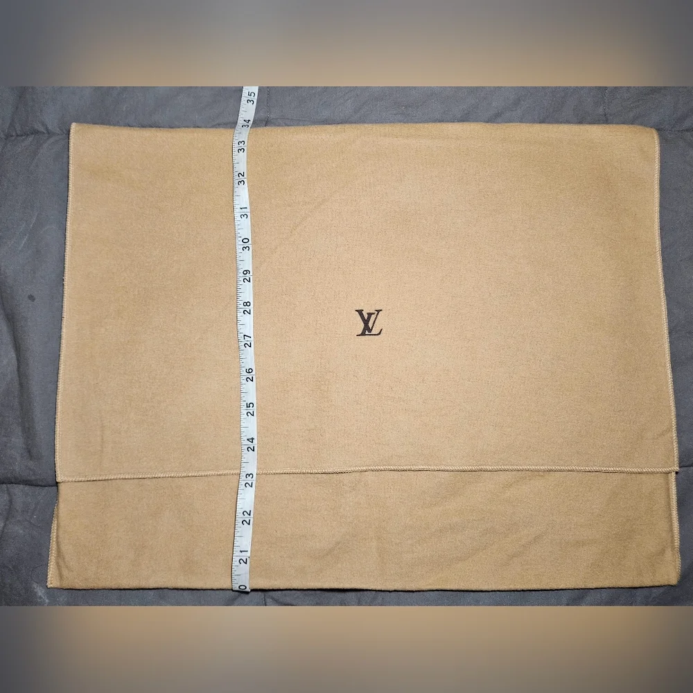 XL LV Louis Vuitton Flap Fold Envelope Dust Bag Shopping Gift Handbag Neverfull - Picture 5 of 6